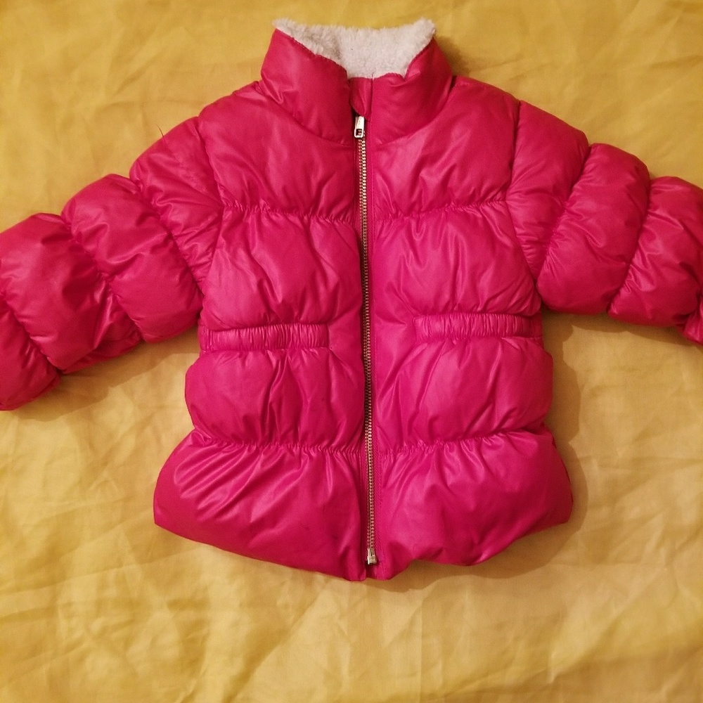 Red Old Navy Winter Puffer Coat
